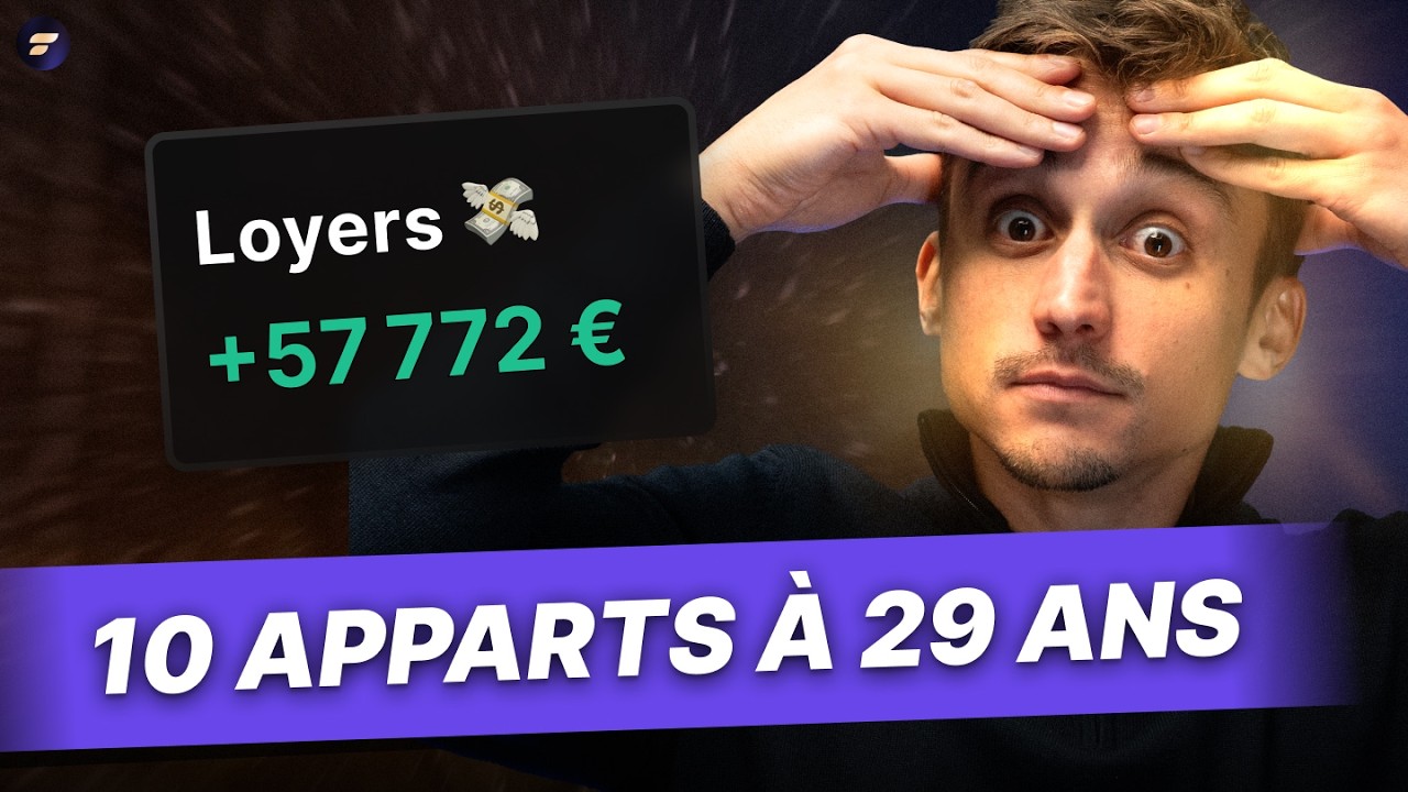 29 ans : il a 10 appartements et gagne 57 772 €/an avec ses loyers - Analyse de patrimoine