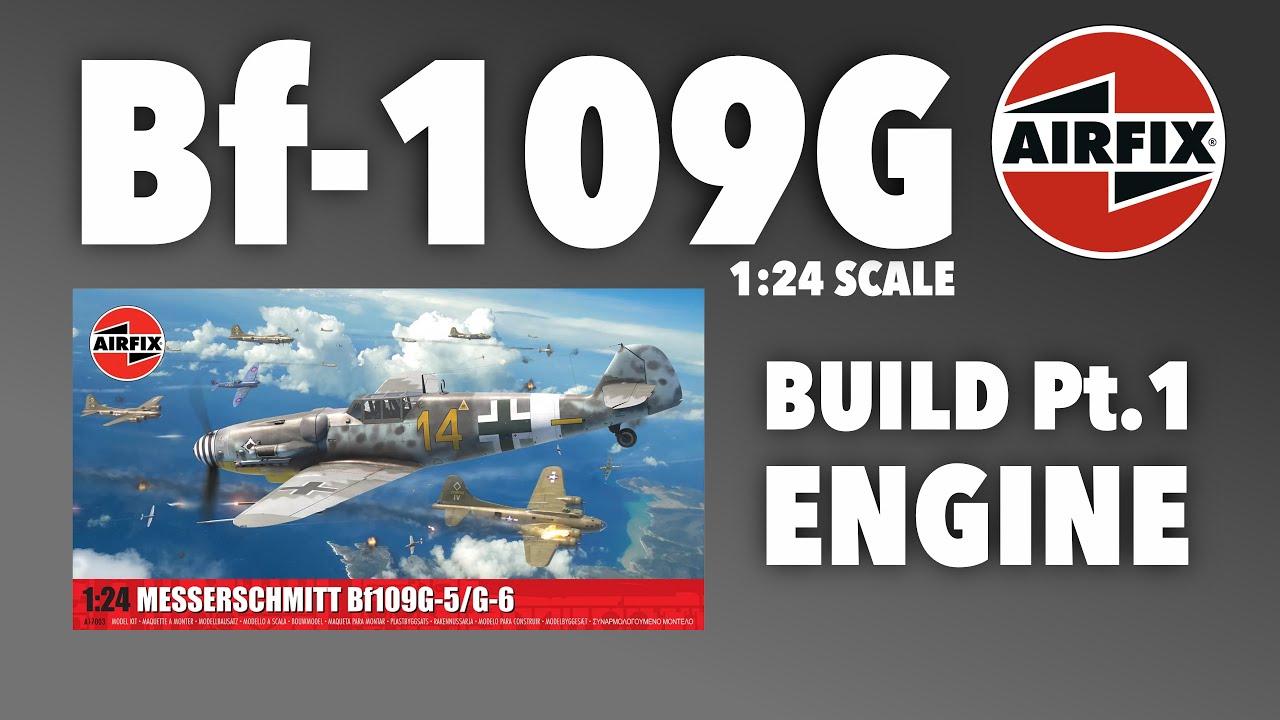 AIRFIX BF-109 SUPERKIT - СБОРКА, ЧАСТЬ ПЕРВАЯ