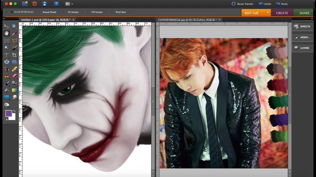J-hope as Joker - BTS Speedpaint