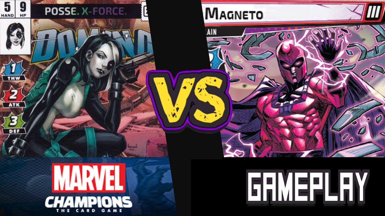 Domino Vs. Magneto (Expert) Marvel Champions Playthrough