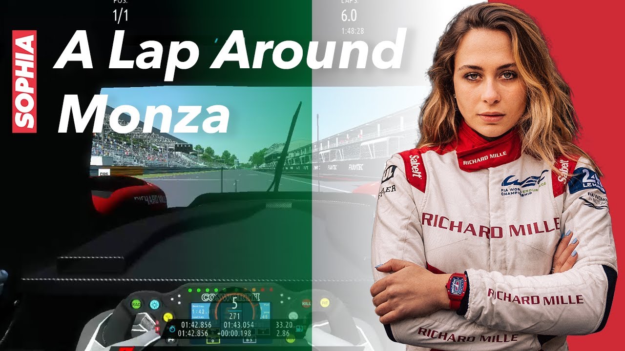 SOPHIA FLOERSCH - A LAP IN MONZA | Track guide | SIM - real life | RF2 | LMP2 | FIA WEC