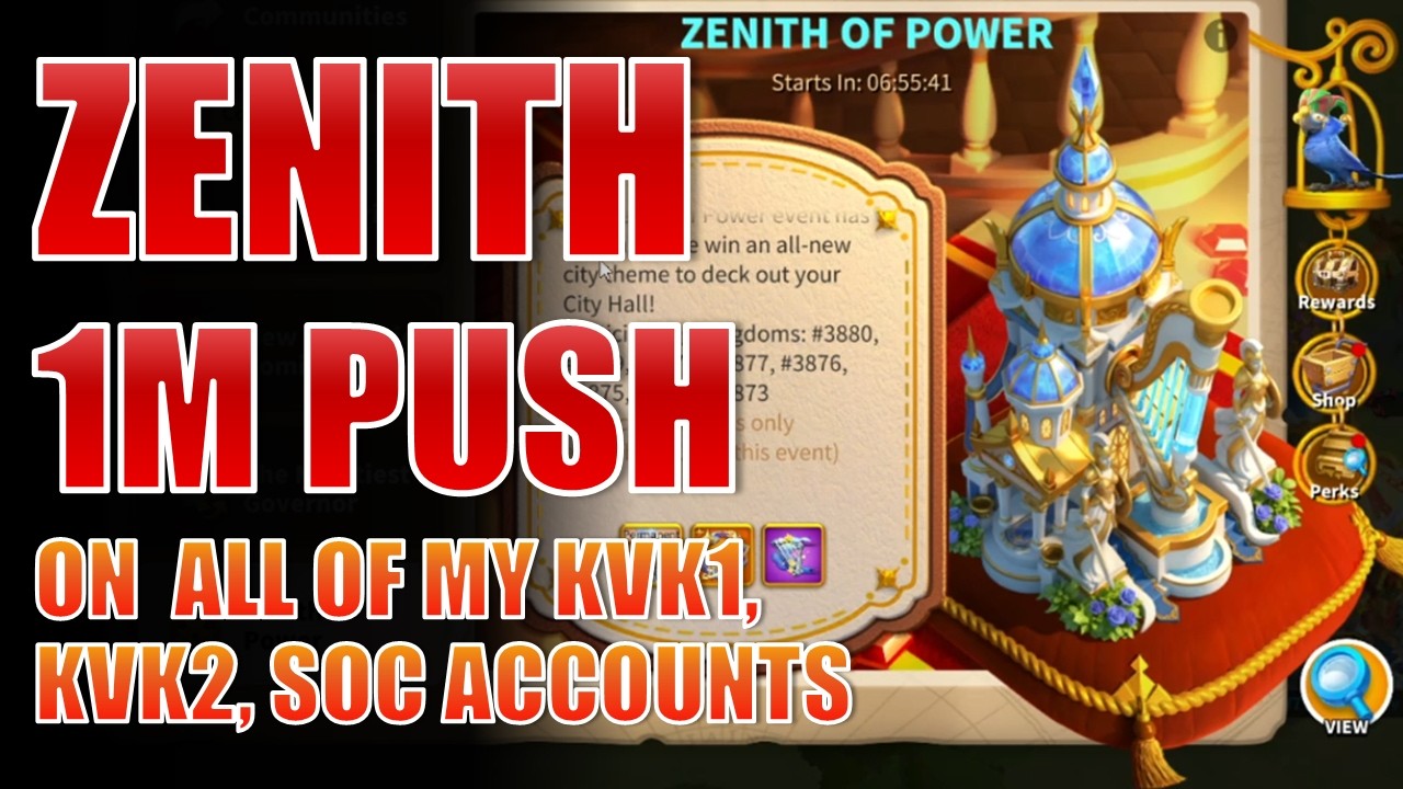 Here's What I Did to Push 1M Power on All of My KvK1, KvK2, And SoC Accounts | Rise of Kingdoms
