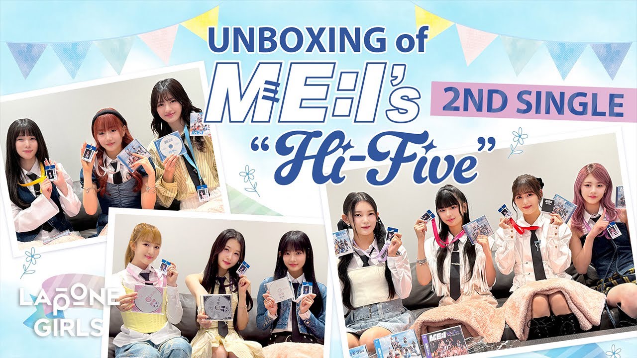 UNBOXING of ME:I's 2ND SINGLE "Hi-Five"