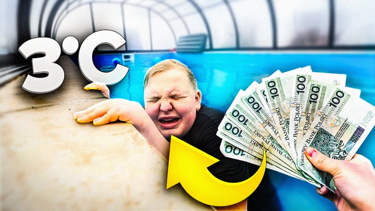 1 SEKUNDA w LODOWATYM BASENIE = 1zł