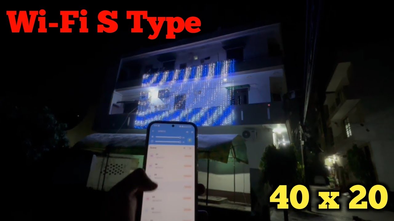 Pixel Led Light Wi Fi Setup Complete 40 X 20 feets | SP801E Controller | Online Dukan