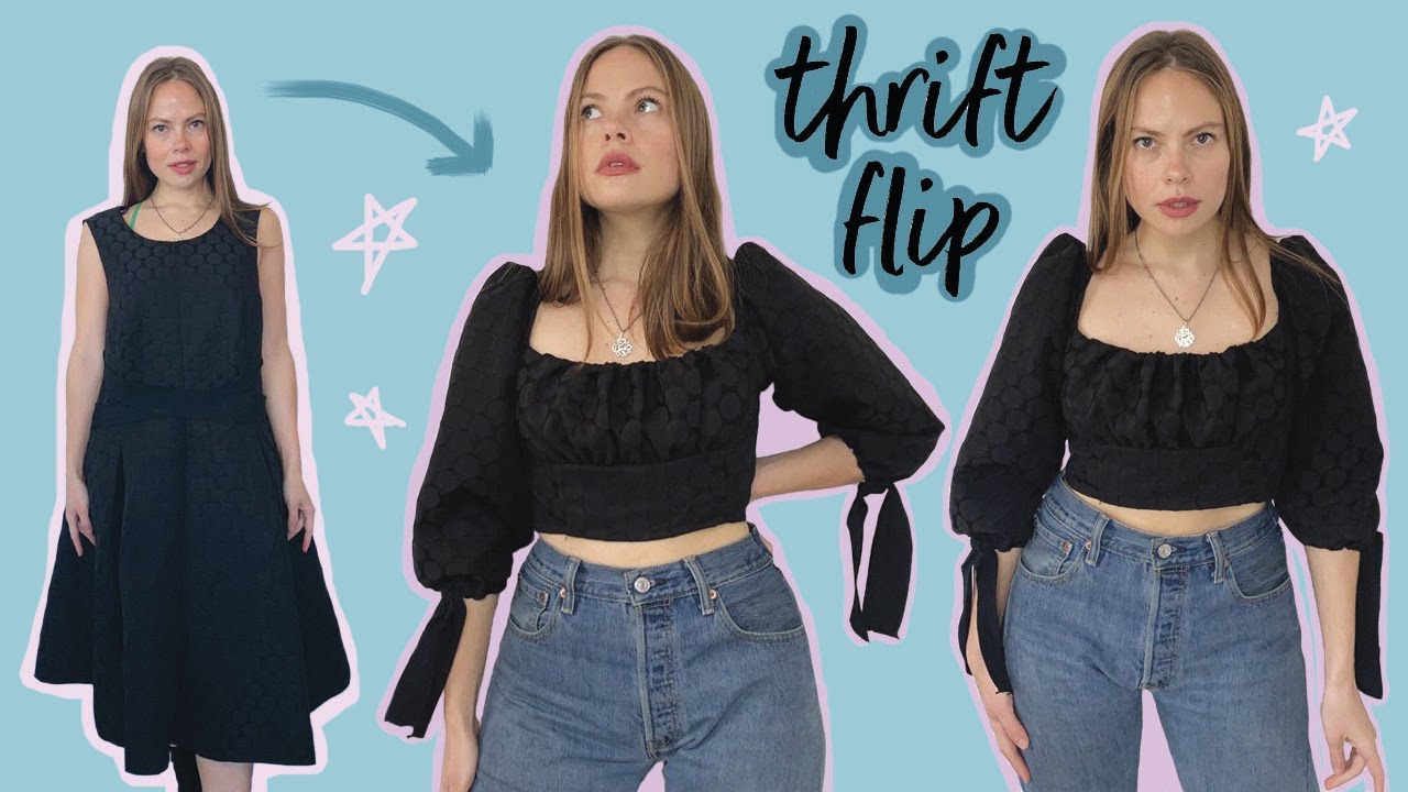 Thrift flip | De vestido a blusa
