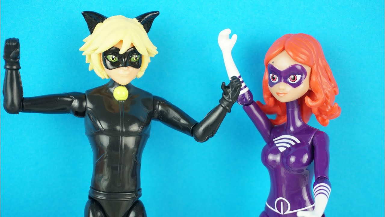 Hawkmoth ve Lady Wifi Mucize Uğur Böceğini Saklıyor Cat Noir