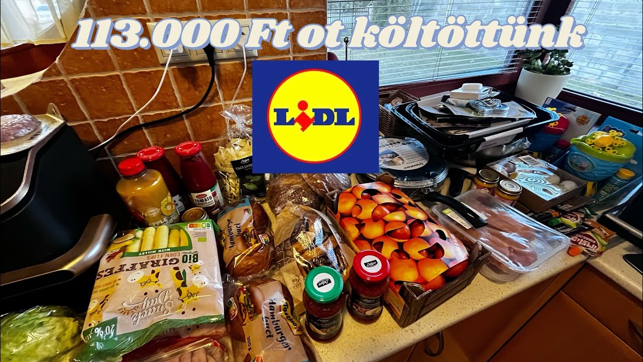 113.000 Ft ot költöttünk🤯🙈 Lidl Haul 