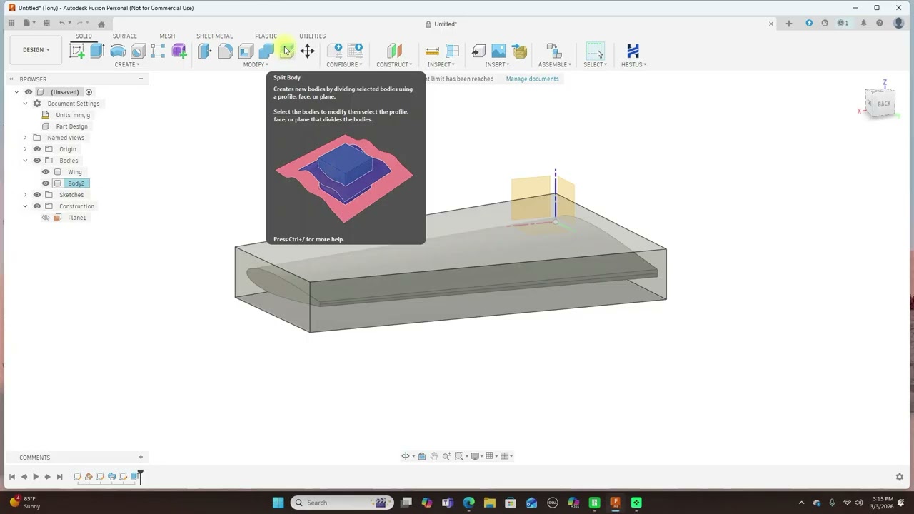 Designing High Accuracy 3D Printed Molds Fusion 360