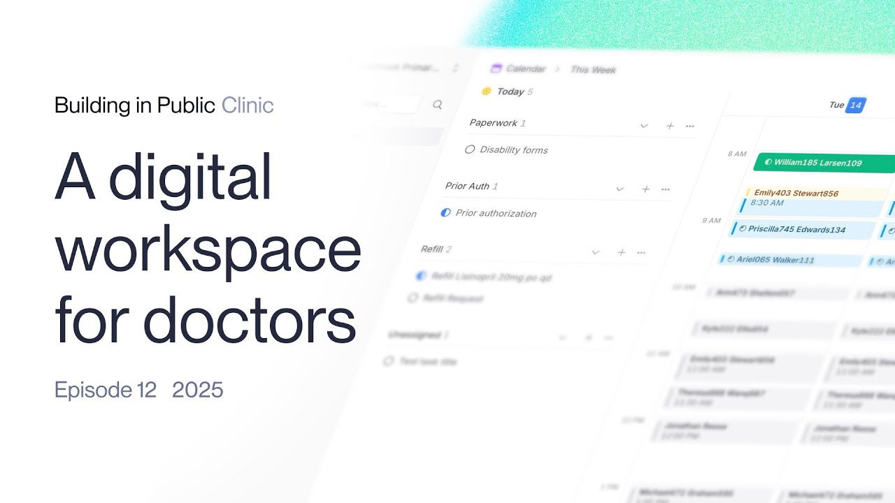 The future of Clinic (simple EHR) / Building in Public Episode 12