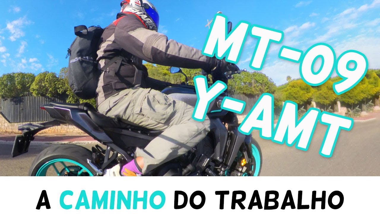 Yamaha MT09 Y-AMT ★  Review & TestRide  - Parte 2 ★ 🔥🔴💯✅