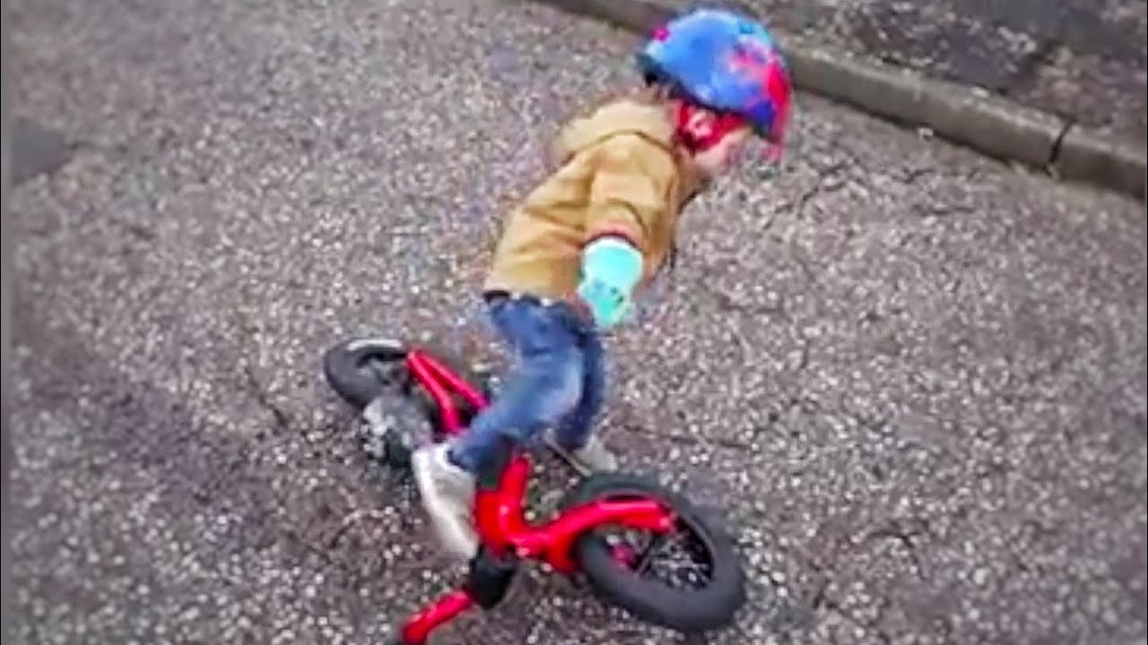 LITTLE KID HAS SHOCKING BICYCLE ACCIDENT