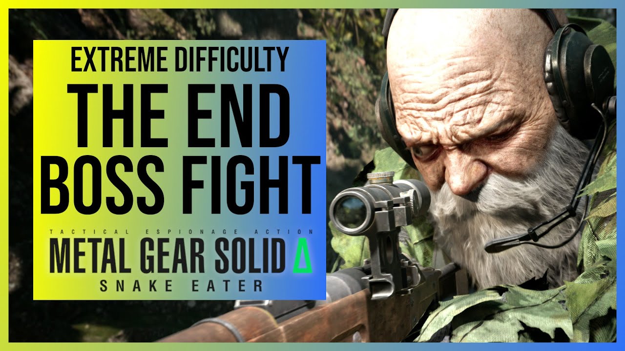 Metal Gear Solid 3 Remake Delta: The End Boss Fight (Extreme Difficulty, Non Lethal)