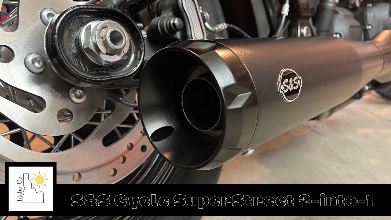 Выхлопная система M8 Club Style S&S 2-в-1 Harley Street Bob
