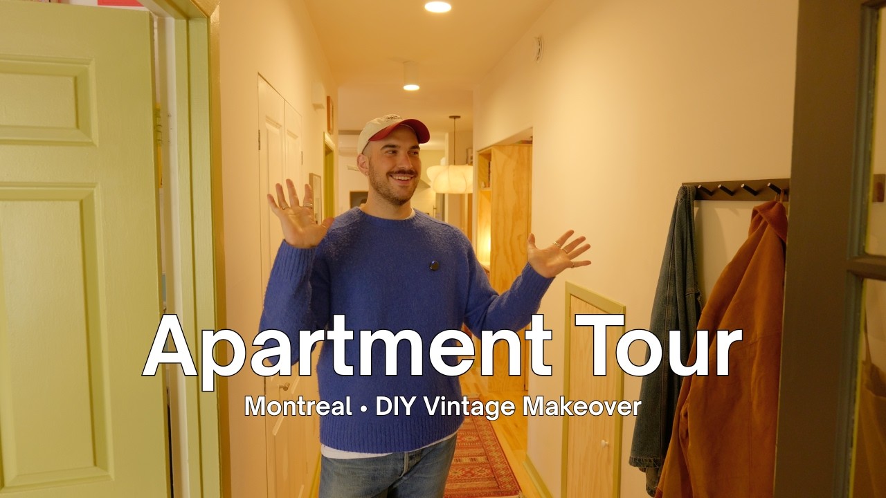He Transformed a Basic Montreal Apartment Into a Moody Vintage Home &ndash; FULL TOUR
