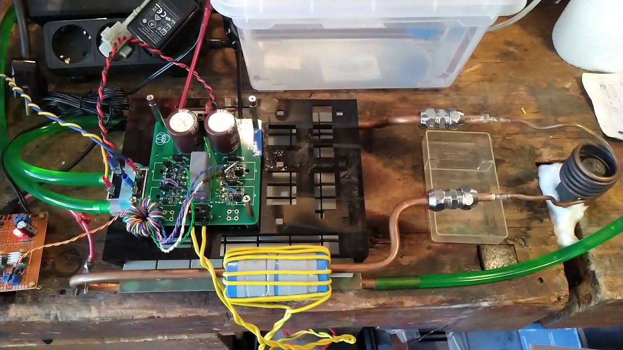 Full Bridge Induction Heater - first tests at 2.1kW