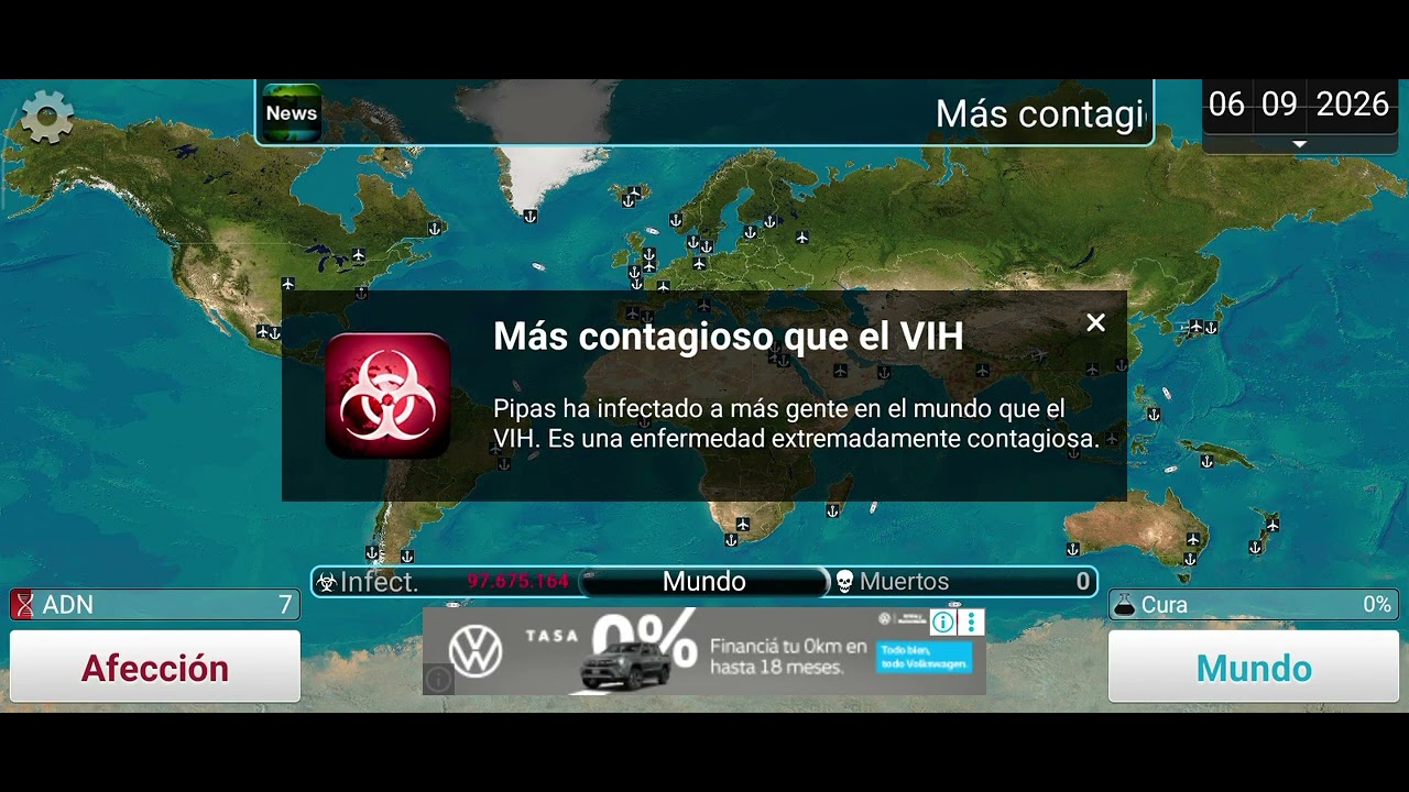 Jugando plague inc en mi celular bacteria video (1)