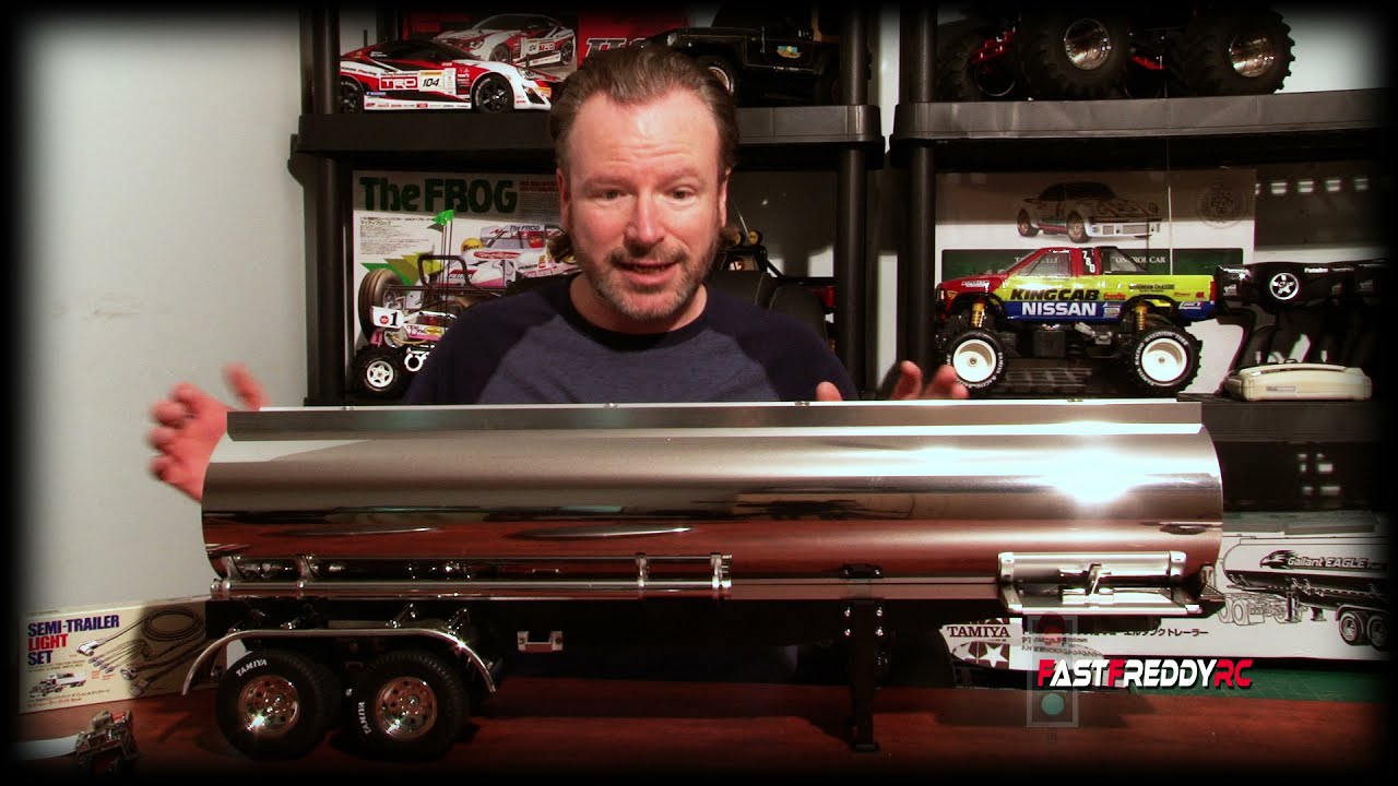 Installing the Tamiya Semi-Trailer Light Set onto a Tamiya Fuel Tank Trailer