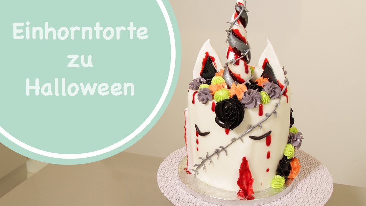 Einhorn-Torte zu Halloween | Kuchen- und Torten-Special | Backen mit Liebe | Juli Liebe ♥