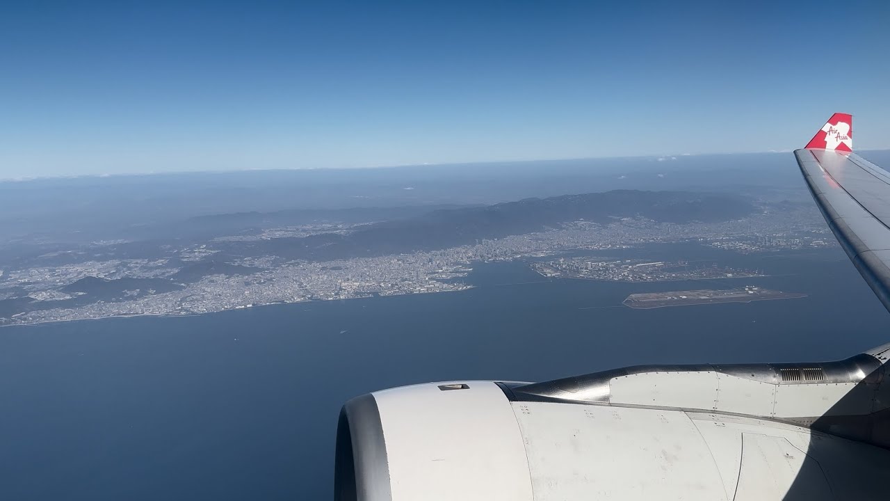[4K] AirAsia X | A330-343 | Take-off at Osaka Kansai International Airport