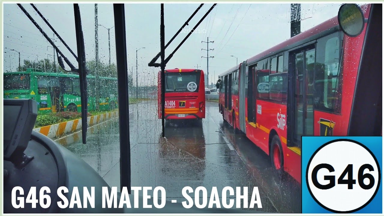 G46 Portal Norte ➡️ Soacha (San Mateo) Bogotá - Colombia 🇨🇴 🚍 [4k/60]
