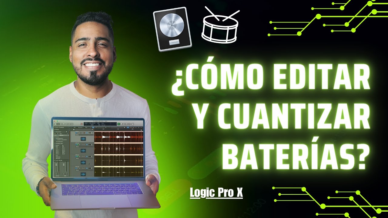 Editando Baterías Nivel Pro en Logic Pro X 🥁