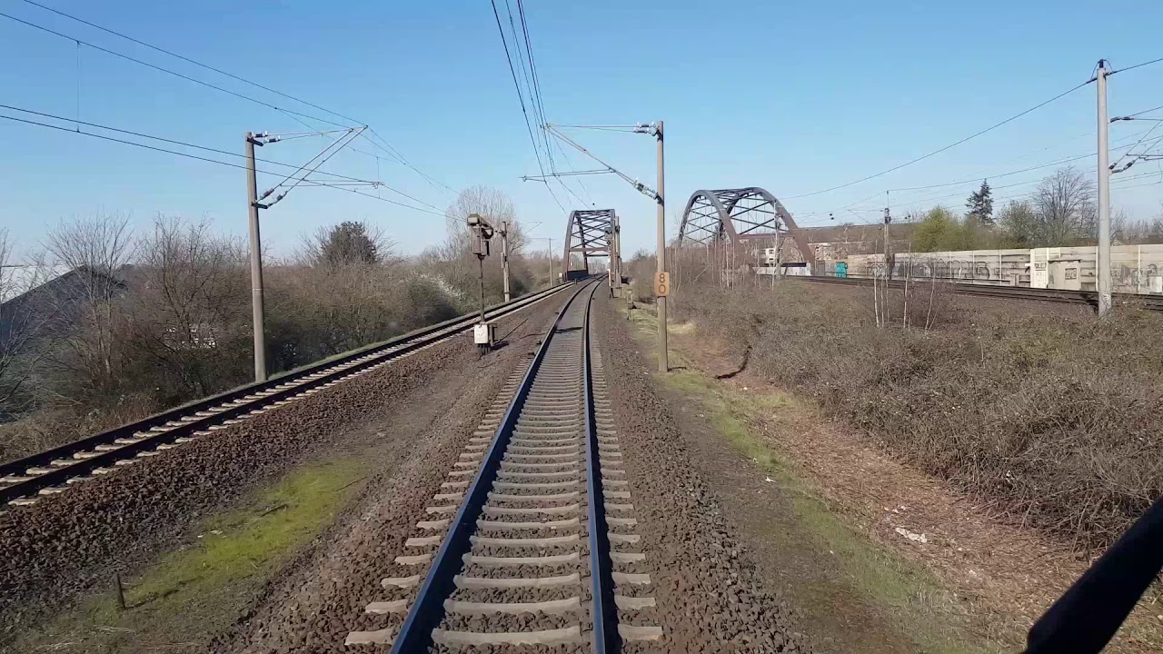 F&uuml;hrerstandsmitfahrt von Seelze Rbf nach Maschen (&uuml;ber Verden)