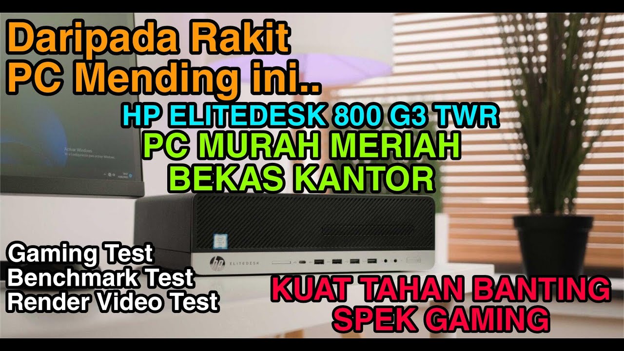 Daripada Ngerakit PC, Mending PC Build Up langsung | Review HP Elitedesk 800 G3 TWR | Gaming PC