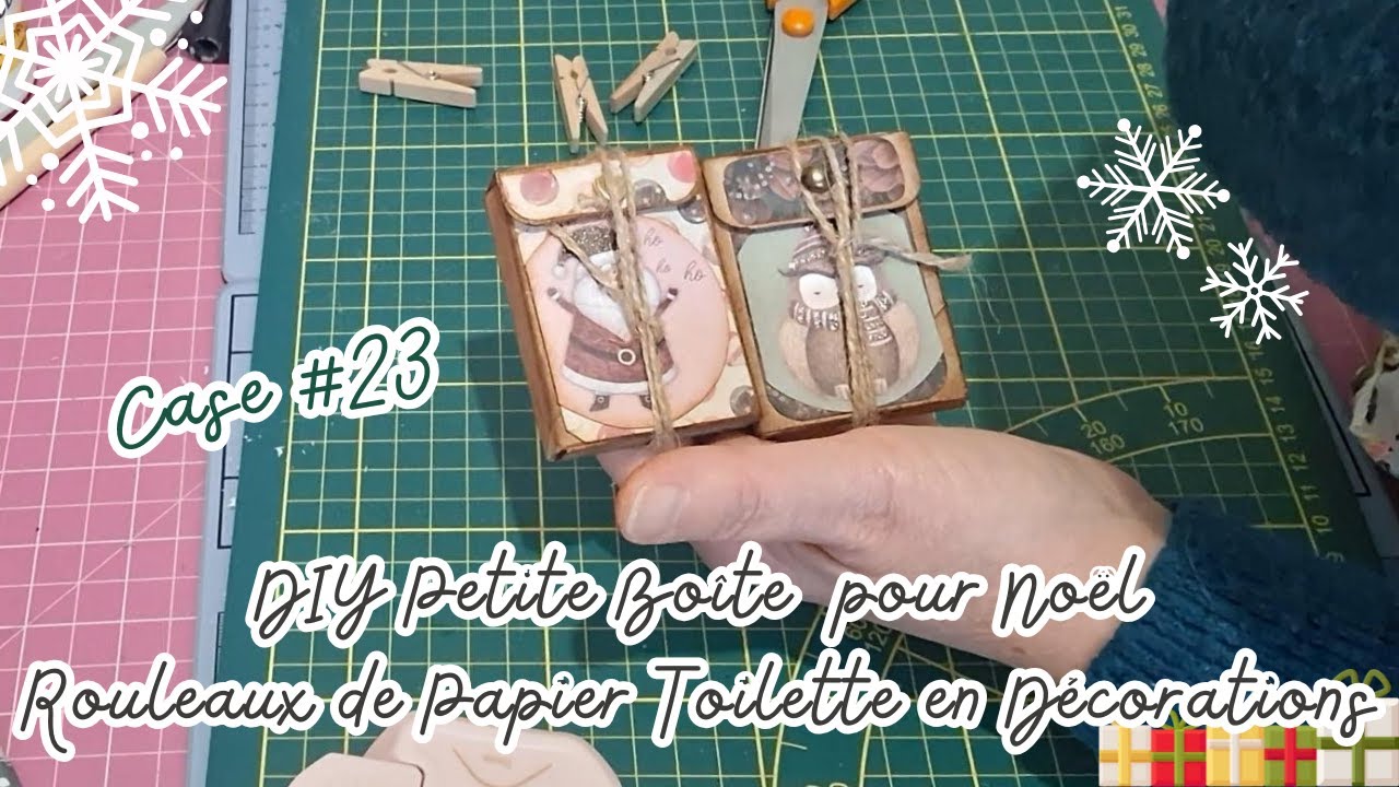 DIY Petite Boîte : Transformez des Rouleaux de Papier Toilette en Décorations pour Noël !