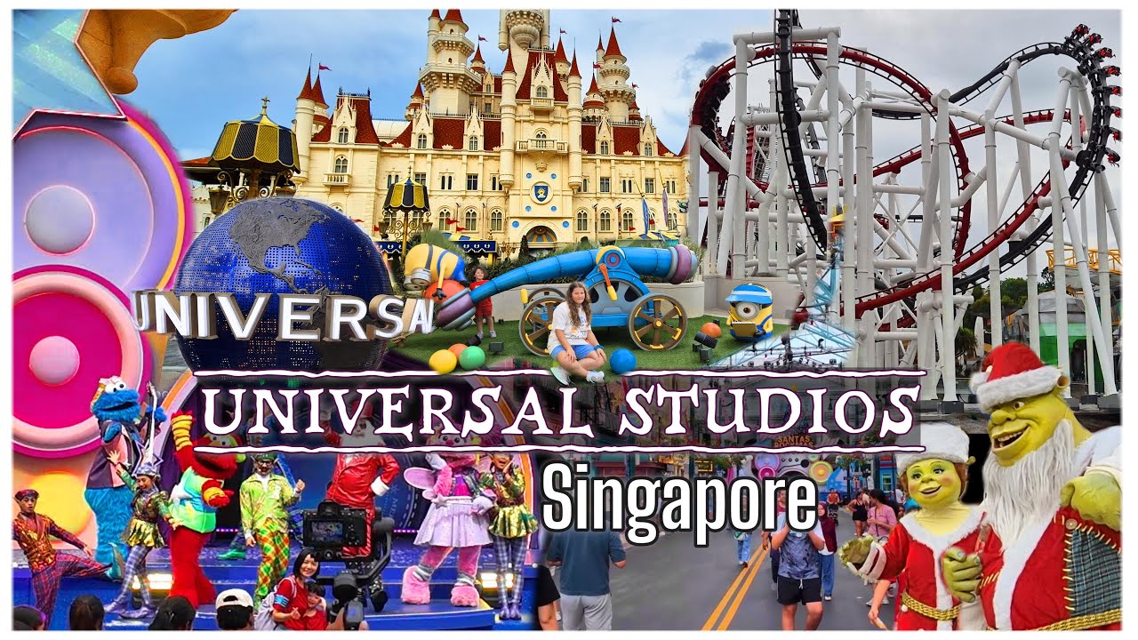 Universal Studios Singapore Walk Tour 4K | Full Theme Park Experience & Pure Fun