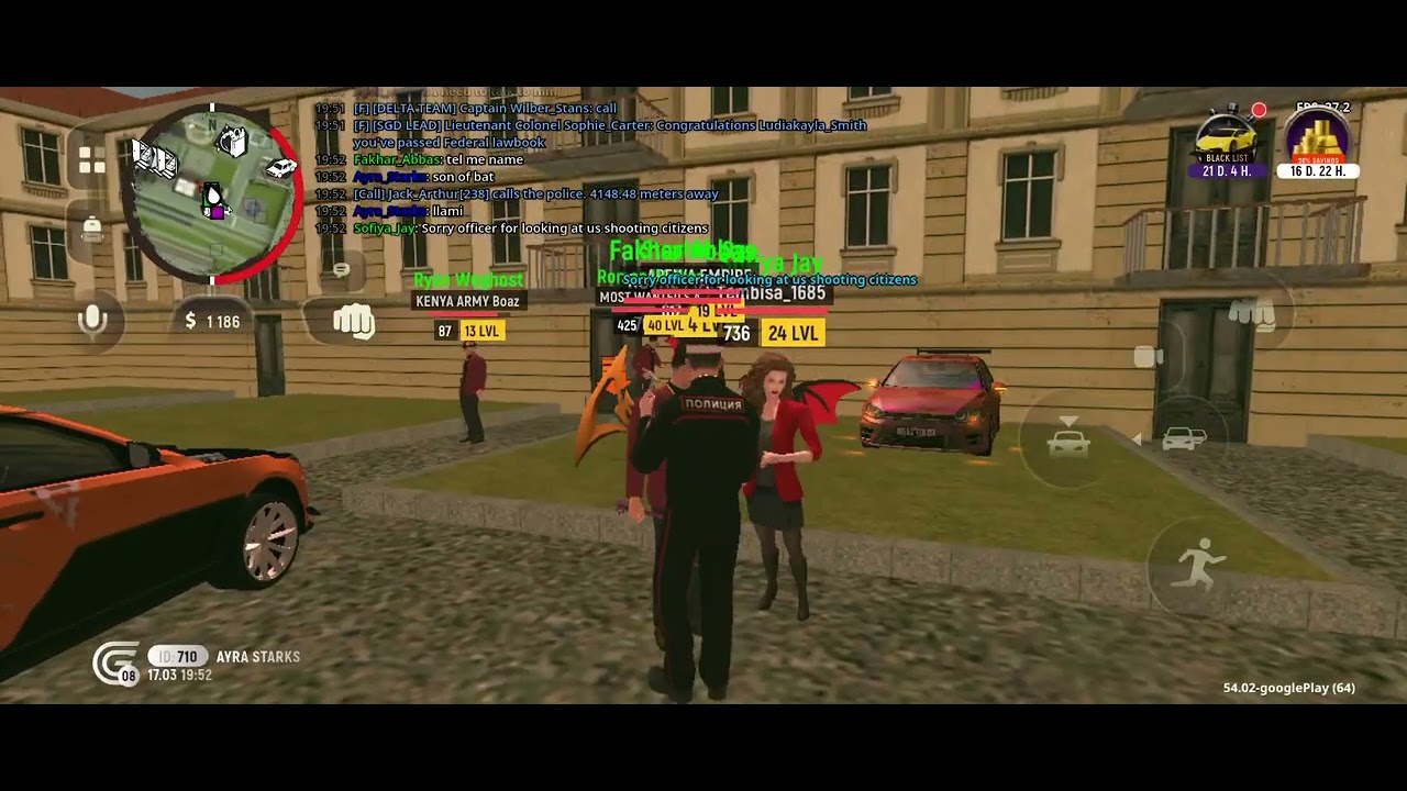 Entering OCG base to talk to them. Peacefully. On one of there members. Yet they killed me.