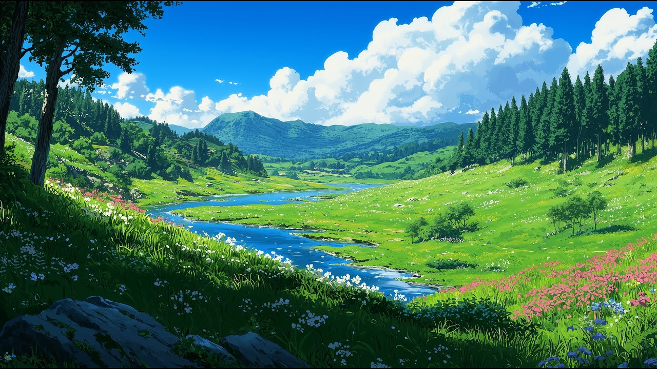 Whispers of the River – Relaxing Ambient Fantasy Music for Sleep, Study & Relaxation 💚
