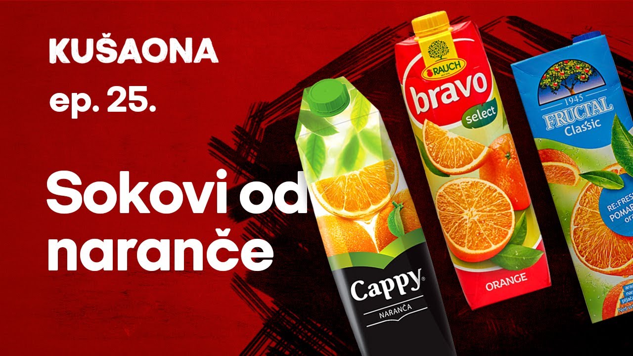 Test sokova od naranče - ili njihovih koncentrata
