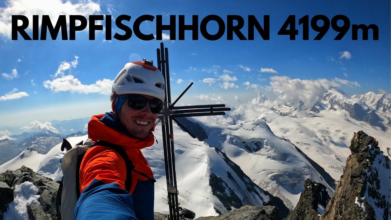 Rimpfischhorn 4199m // Solo Hochtour auf einen einsamen Viertausender in den Walliser Alpen (2020)