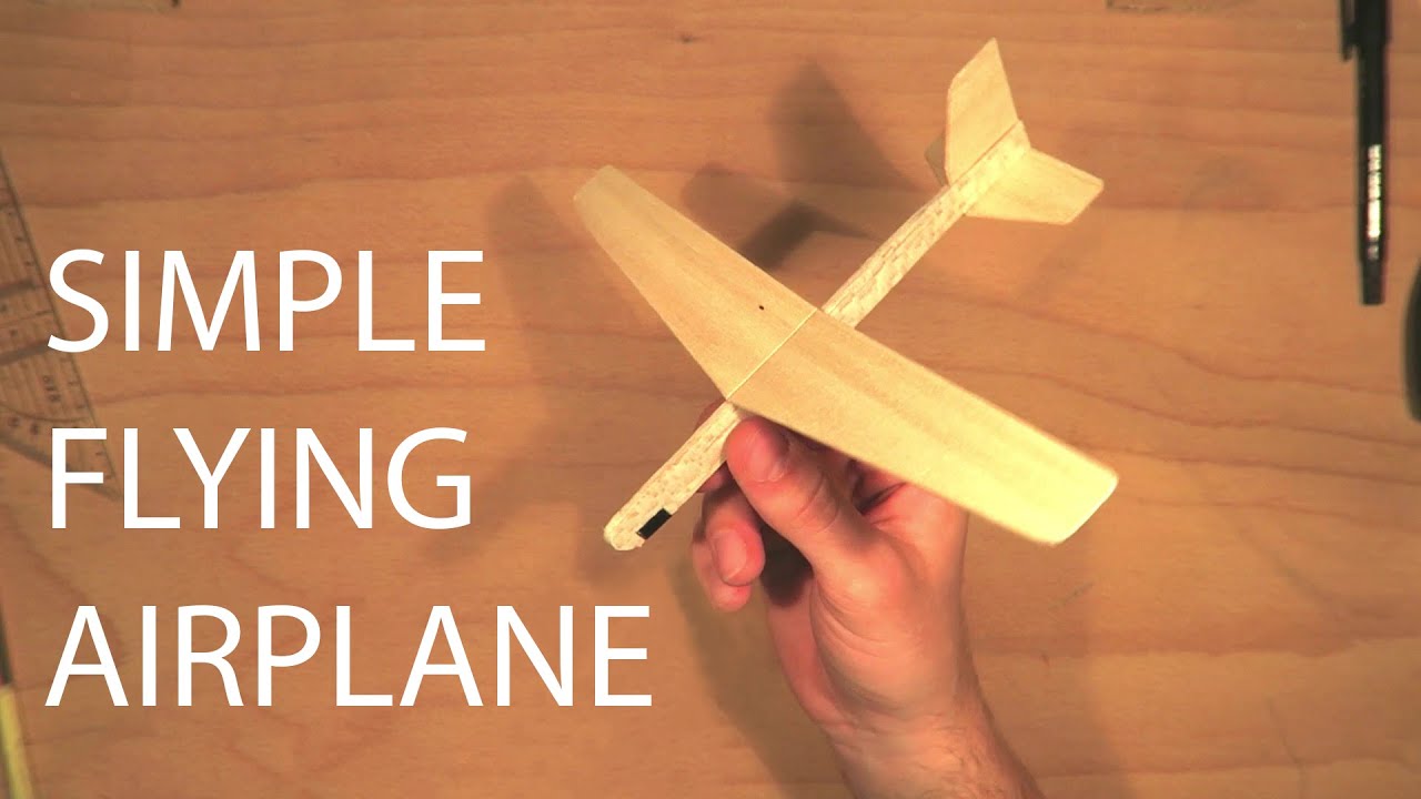 How to Make a Simple Flying Airplane out of Balsa wood