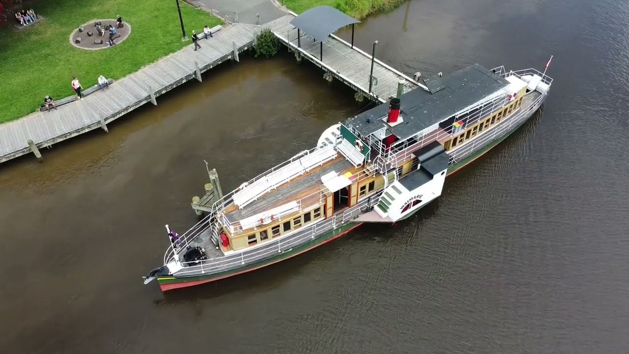 Sailing the paddle Steamer Waimarie on the Whanganui River New Zealand