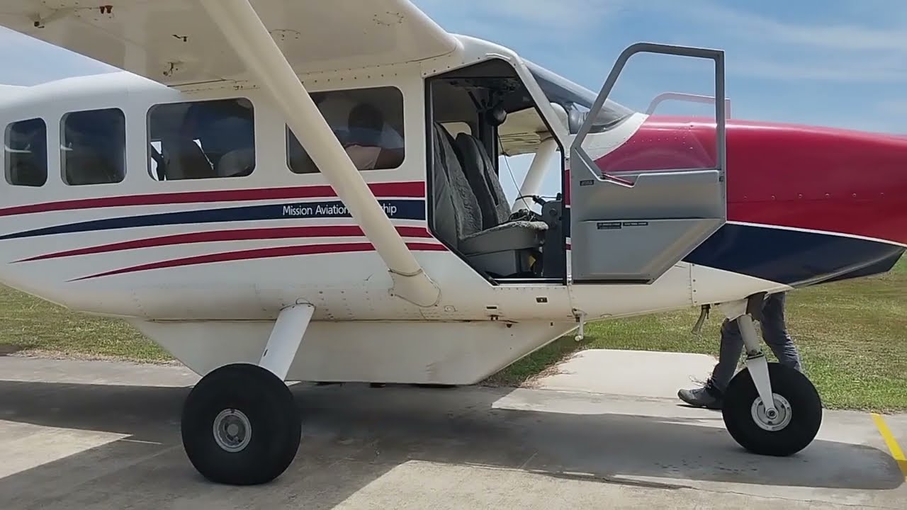 Flying in the smallest plane in Timor-Leste
