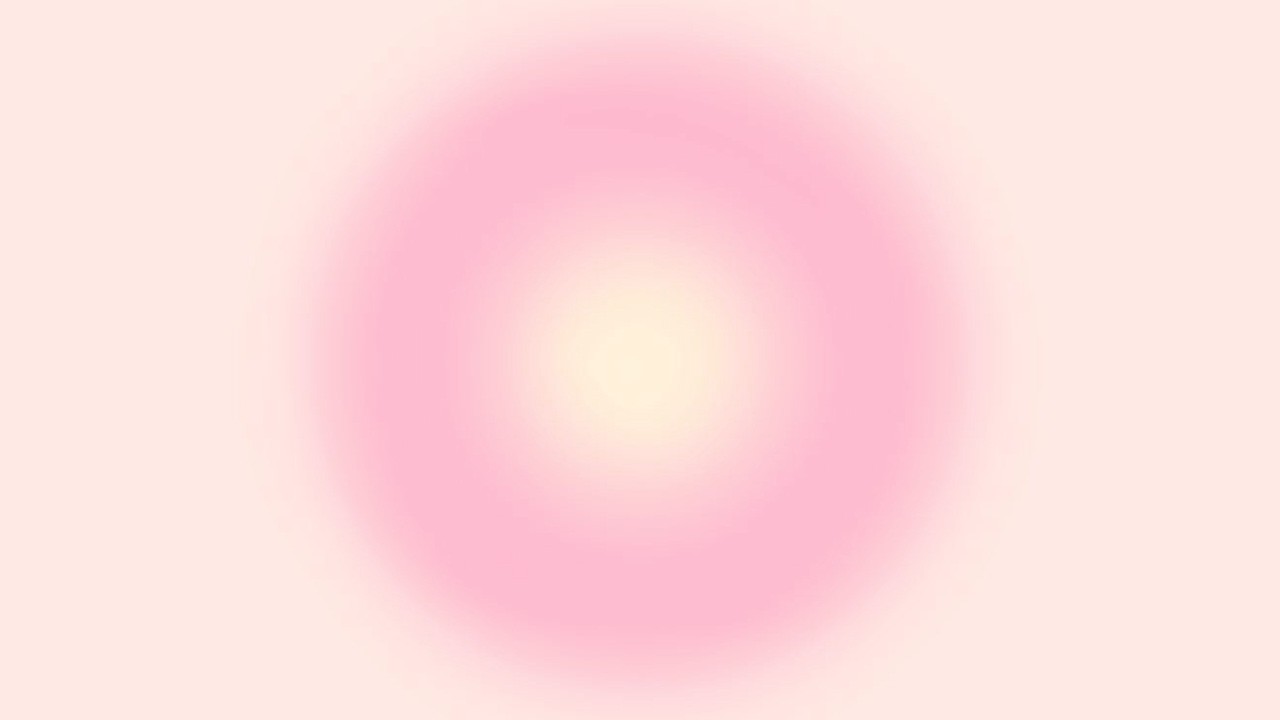 Soft Pink Aura Ring | Dreamy Cream Glow Background for Relax, Study & Sleep