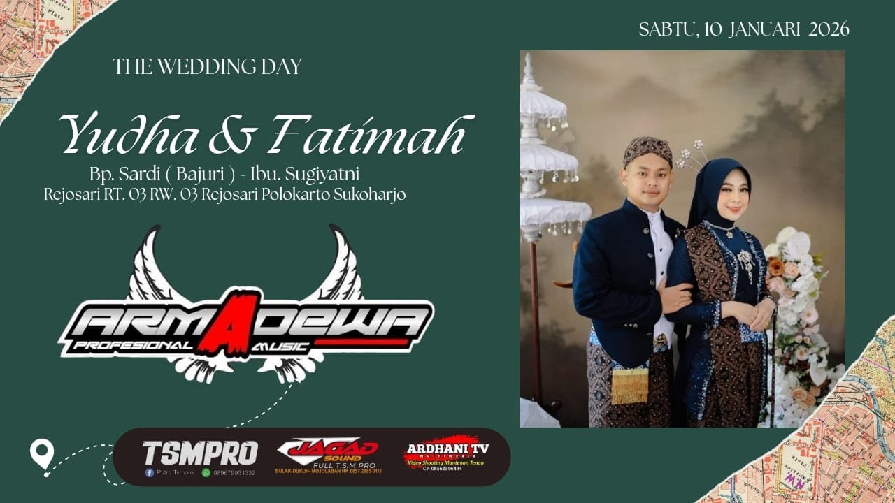 🔴📡LIVE ARDHANI TV Part 1 || CS. ARMADEWA  || JAGAD PRO AUDIO || REJOSARI POLOKARTO , 10 JANUARI 2026