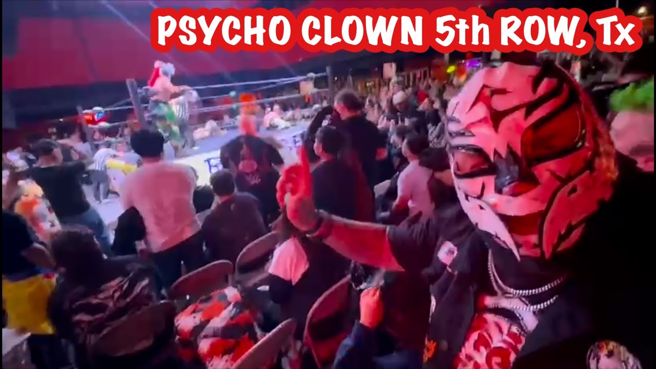 Psycho Clown POV 5th Row, Arlington, TX 3/7/26 #luchalibre 