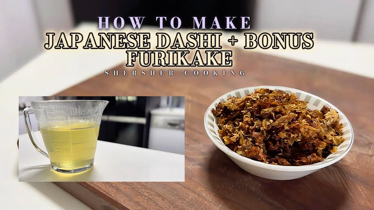 ✨ How to Make Japanese Dashi + Bonus Furikake Recipe! | Zero-Waste Umami Magic ✨
