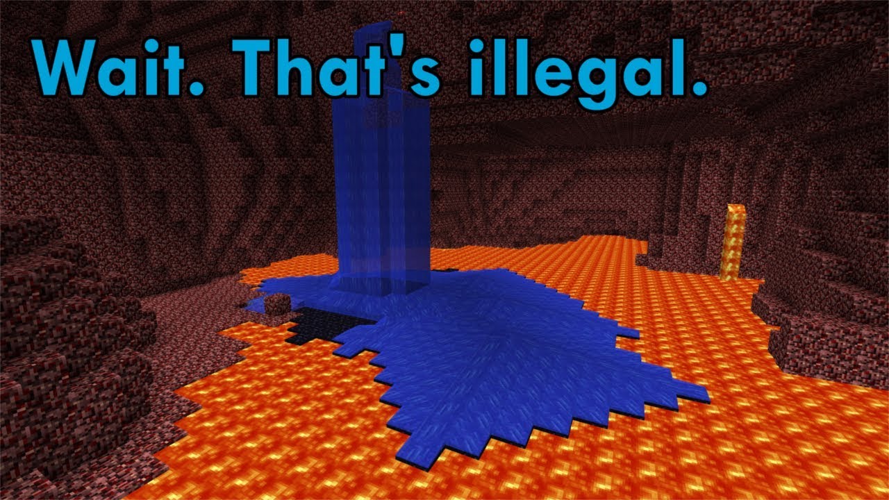 Illegal Water in the Nether - 2b2t