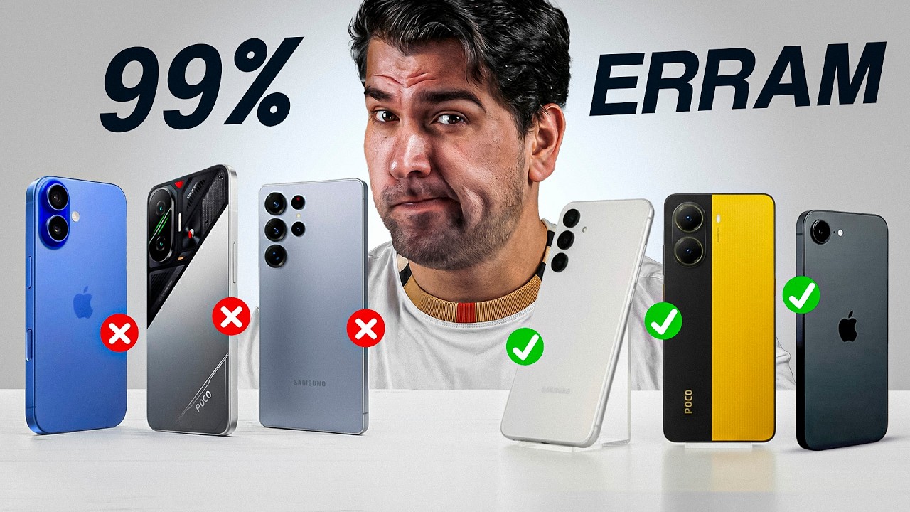 Melhores Celulares BONS e BARATOS de 2026 – 99% ERRAM NA HORA DE COMPRAR