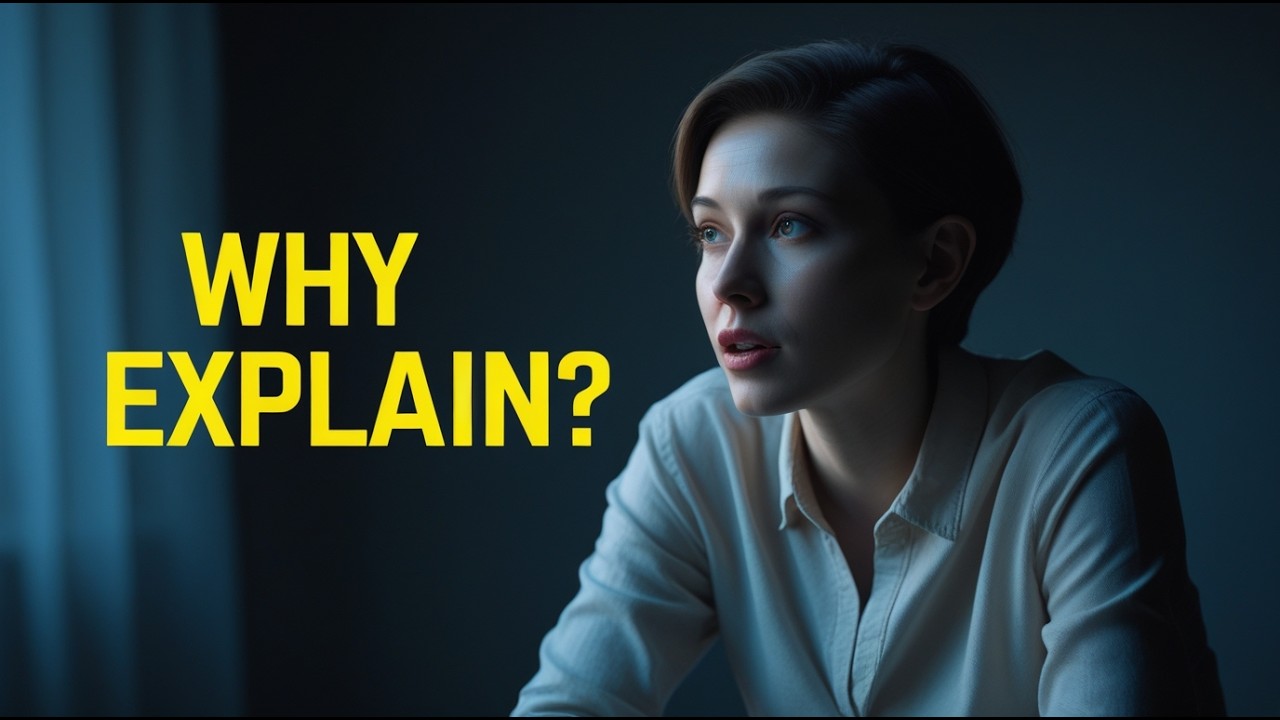 Why People Explain Themselves Even When Not Asked