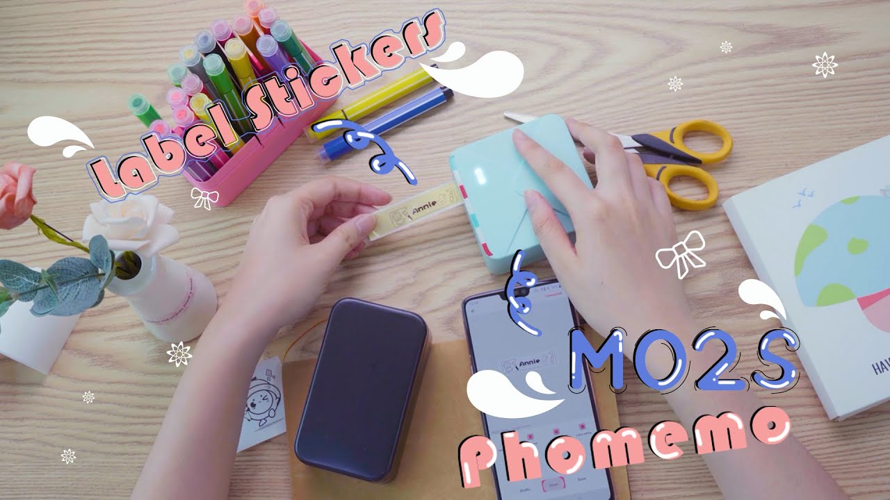 Phomemo M02S Thermal Printer丨How to Print Picture & Sticker in Different Size丨Phomemo Easy DIY Class