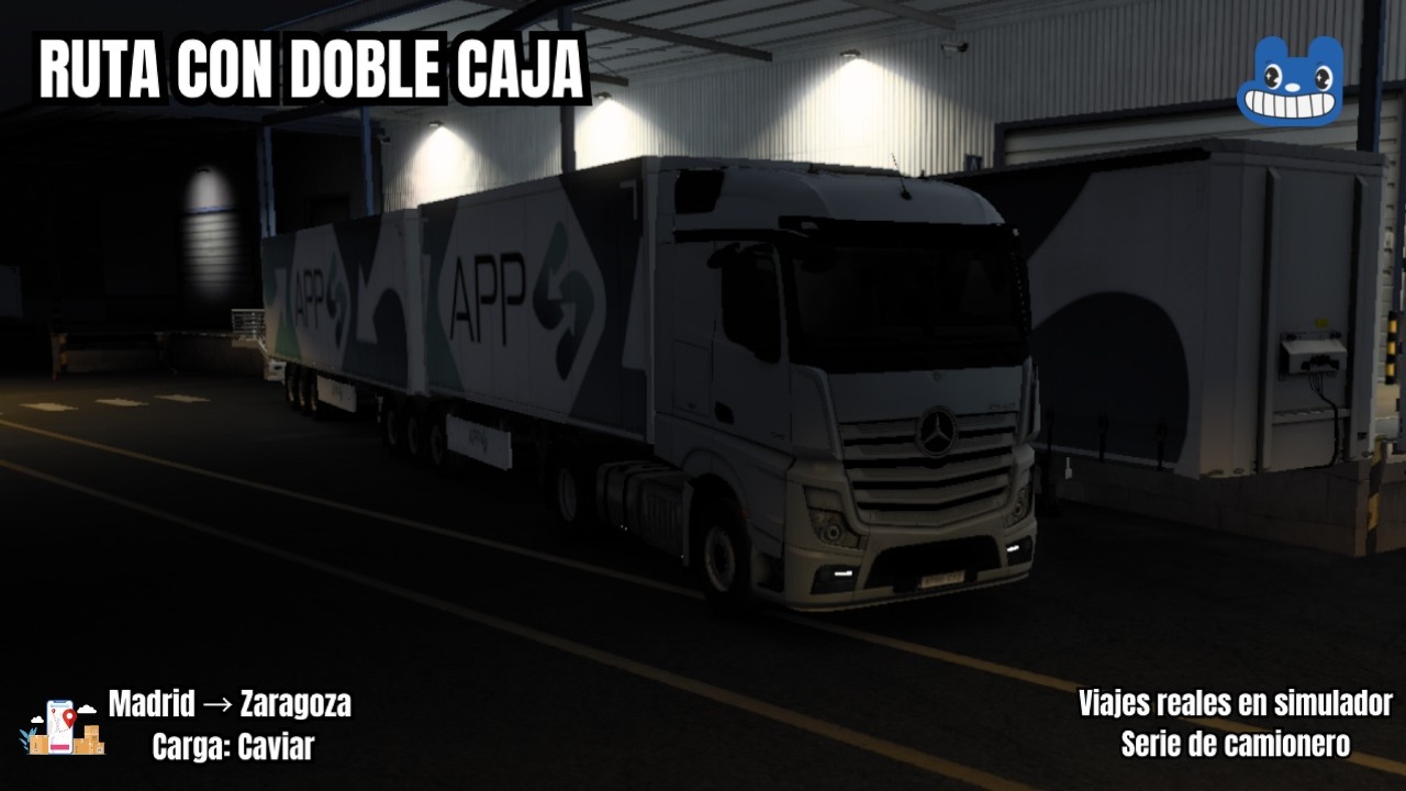 Madrid → Zaragoza 🚛 Caviar | Viajes reales en simulador | Euro Truck Simulator 2