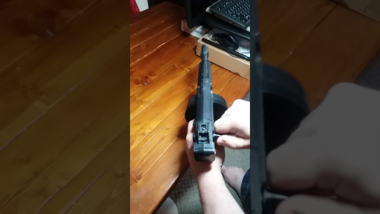 Mattel thunder burp submachine gun toy
