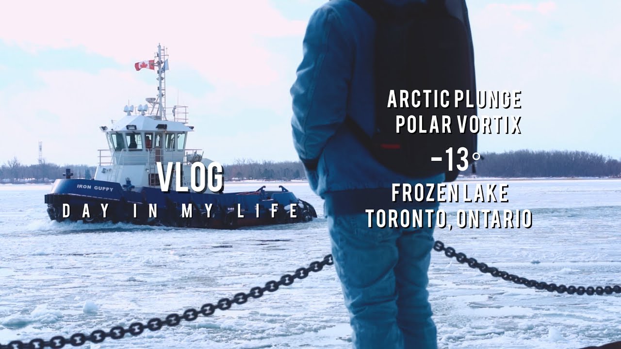 TORONTO ARCTIC PLUNGE POLAR VORTEX ( day in my life, exploring, cinematic vlog, living city, snow)