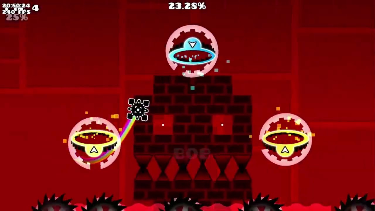 Geometry Dash Chompstep | Geometry Dash vlog #1