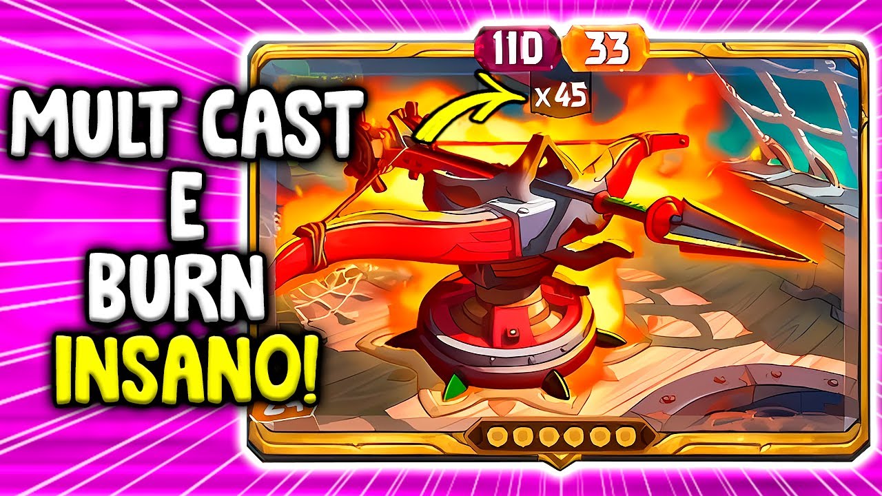 EU DESTRUÍ OS INIMIGOS COM ESSA BALESTRA DE FOGO ROUBADÍSSIMA! The Bazaar